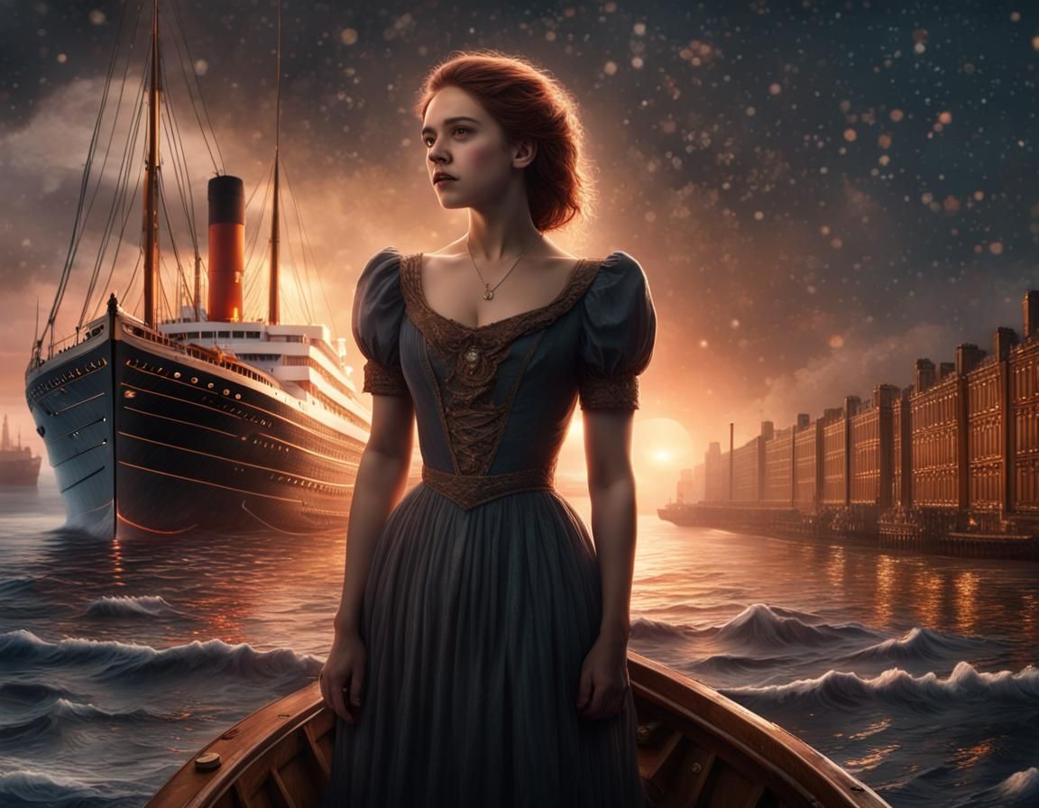 Titanic's Rose: Dramatic Digital Matte Painting