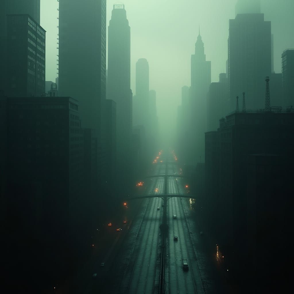 Eternal City in Eerie Gloom