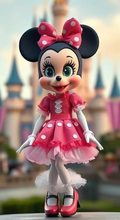 Bratz Doll in Minnie Dress at Disneyland