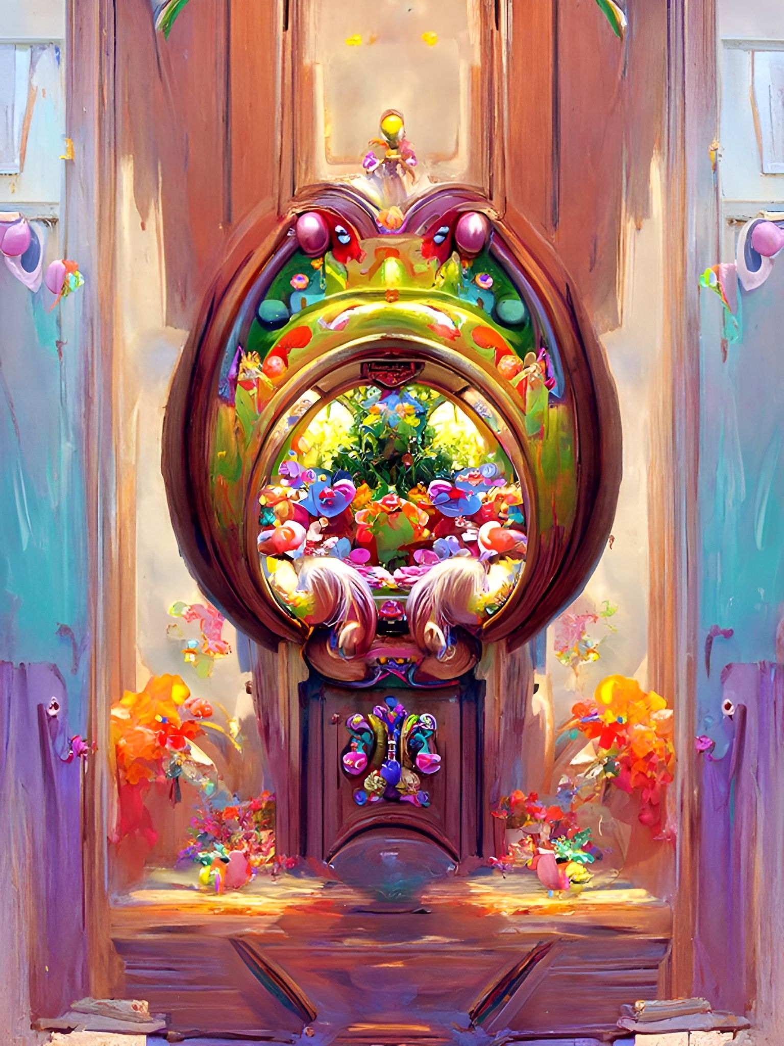 Magical Door to Cuteness: A Photorealistic Portrait