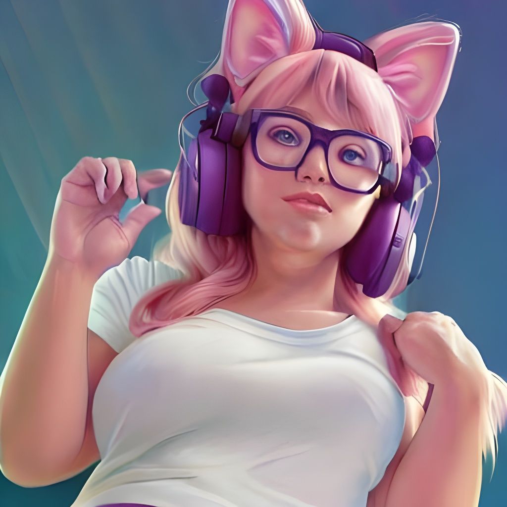 Gamer Girl Generated by AI