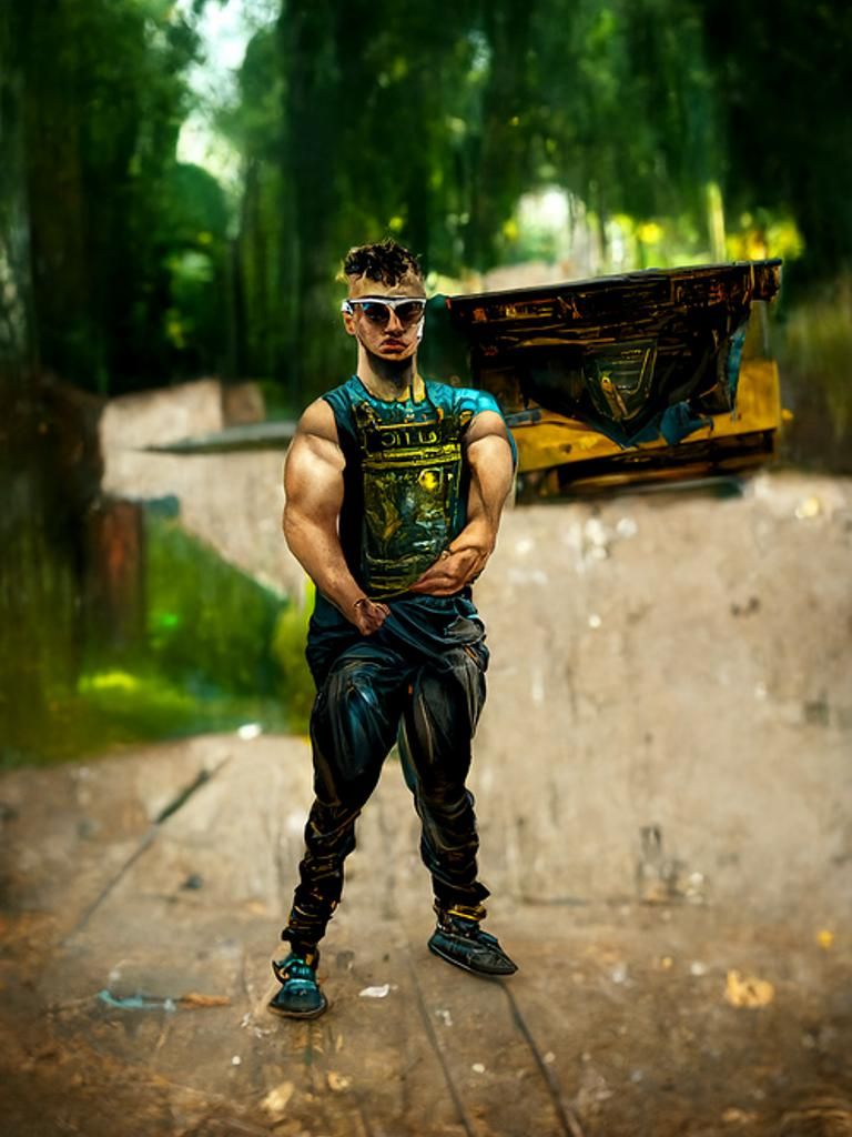 Swag Boy with Muscles!