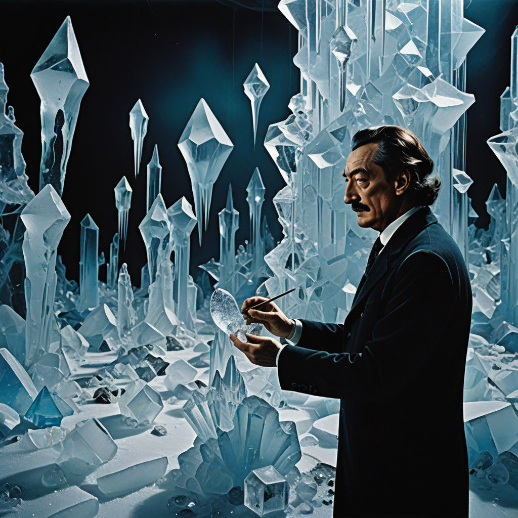 Surrealist Masterpiece: Abandoned Ice Palace Laboratory