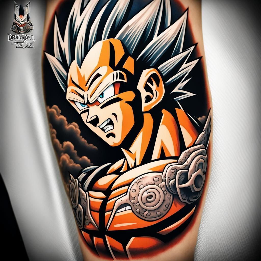 Dragonball z tattoo