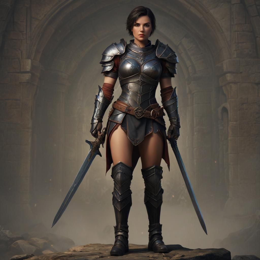 medieval female soldier