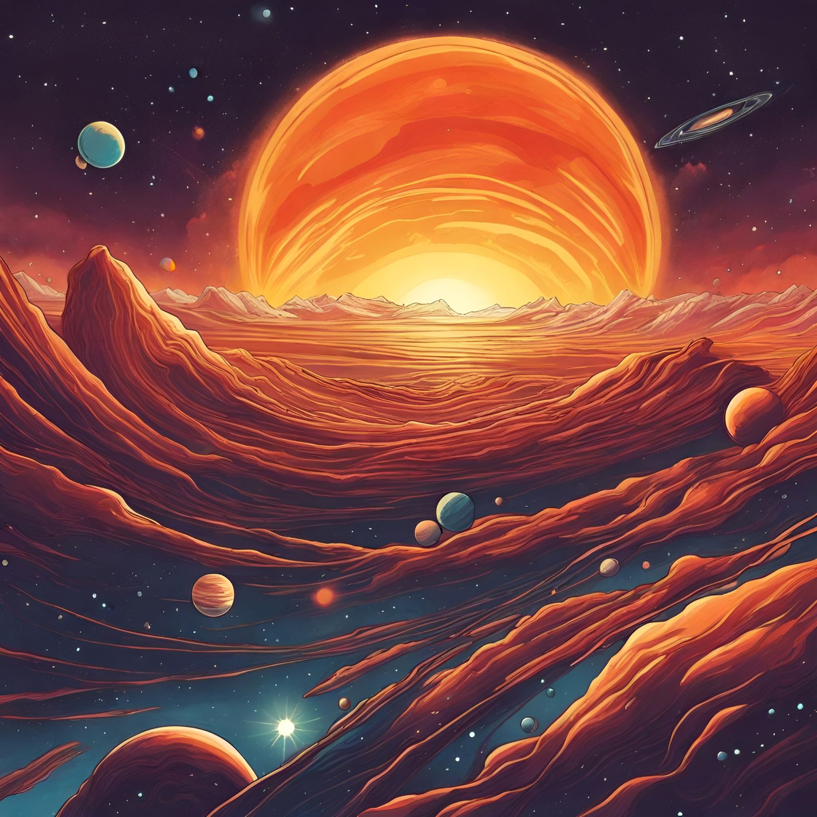 Sun Falls Through Galaxies: A Miracle Era