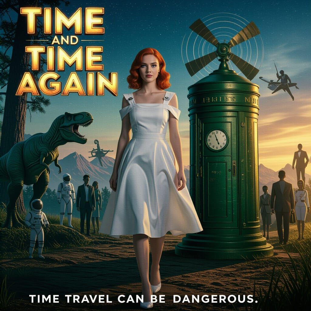 Time And Time Again Sci-Fi Movie Poster