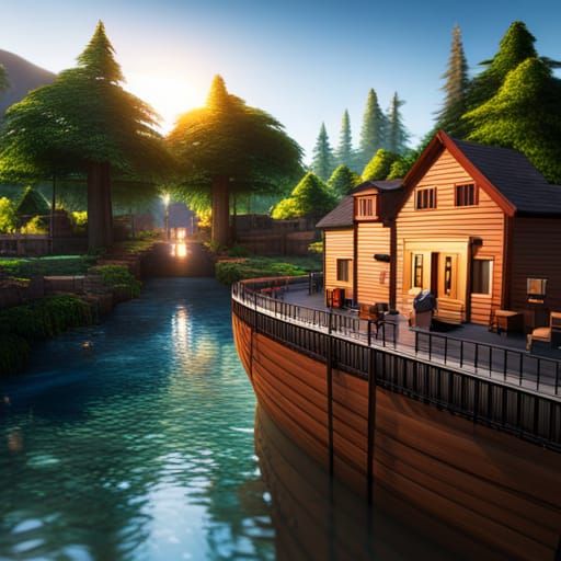 Hyperrealistic Roblox Scene in High Definition