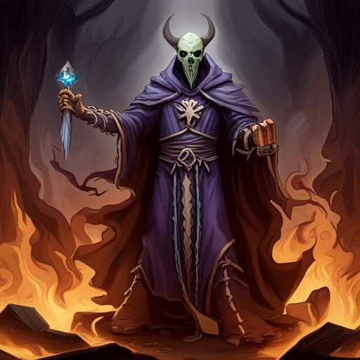 Dungeons and Dragons Lich Illustration