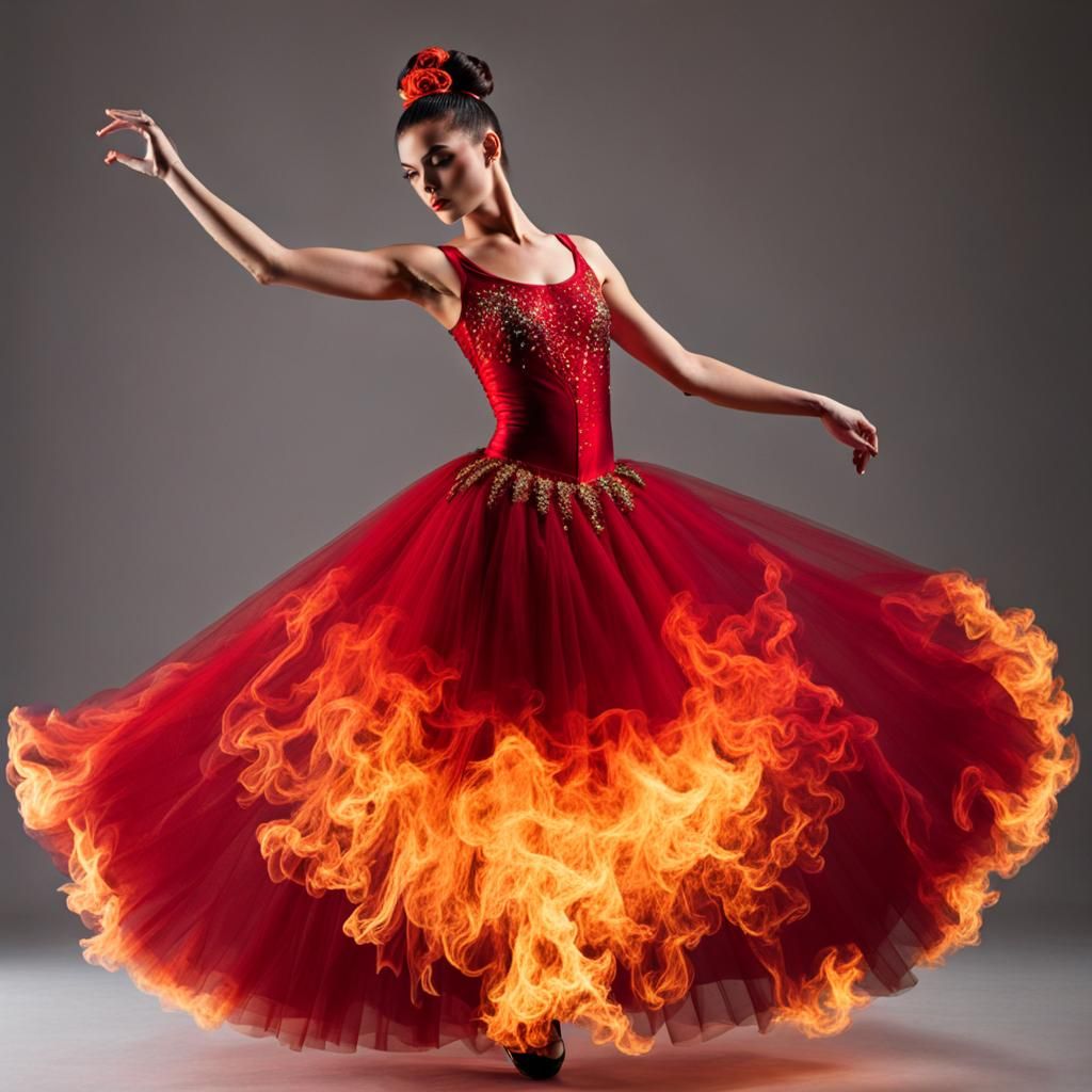 Fiery Ballerina Dance