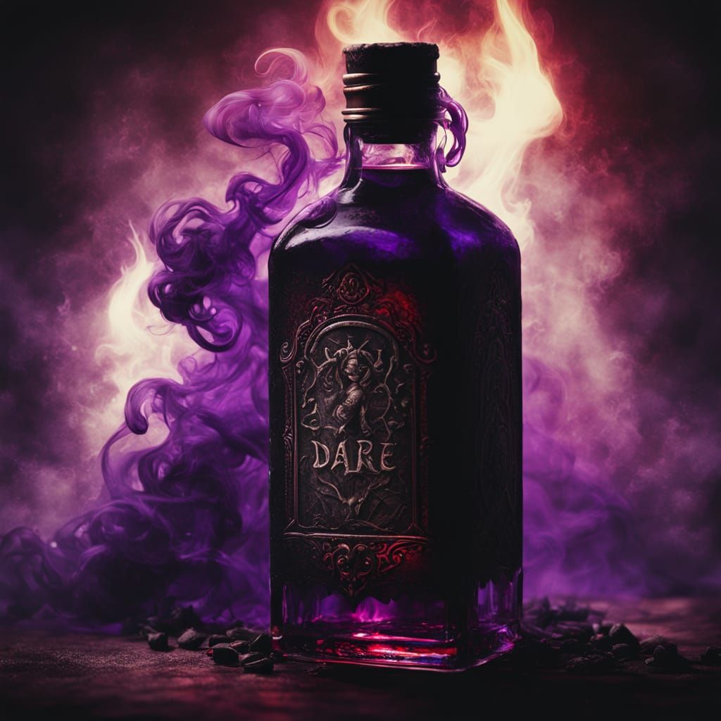 Gothic Bottle of Forbidden Elixir