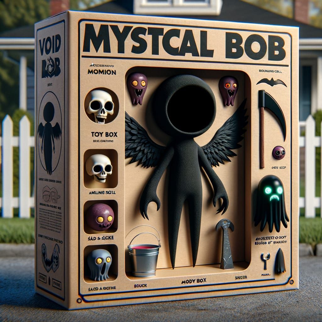 Mystical Bob Toy Box in Modern Horror Style