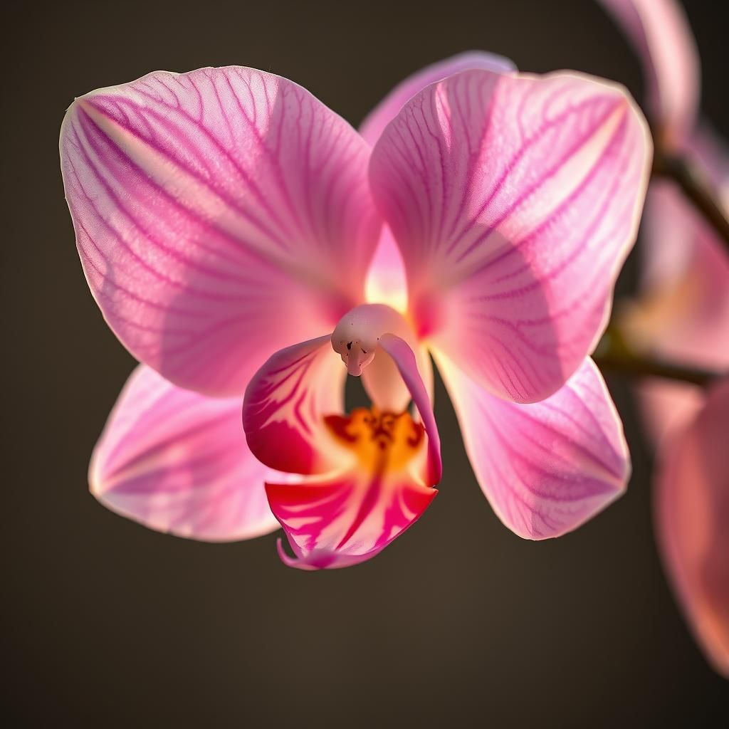 Exotic Orchid in Dreamlike Digital Painting Style