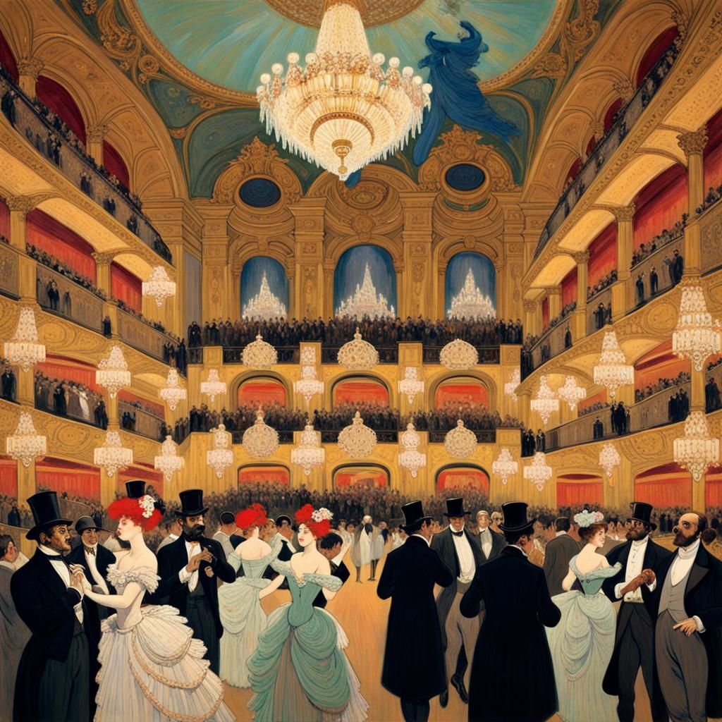 Art by Abdur-Rahman Chughtai, Toulouse-Lautrec, Gustav Klimt...