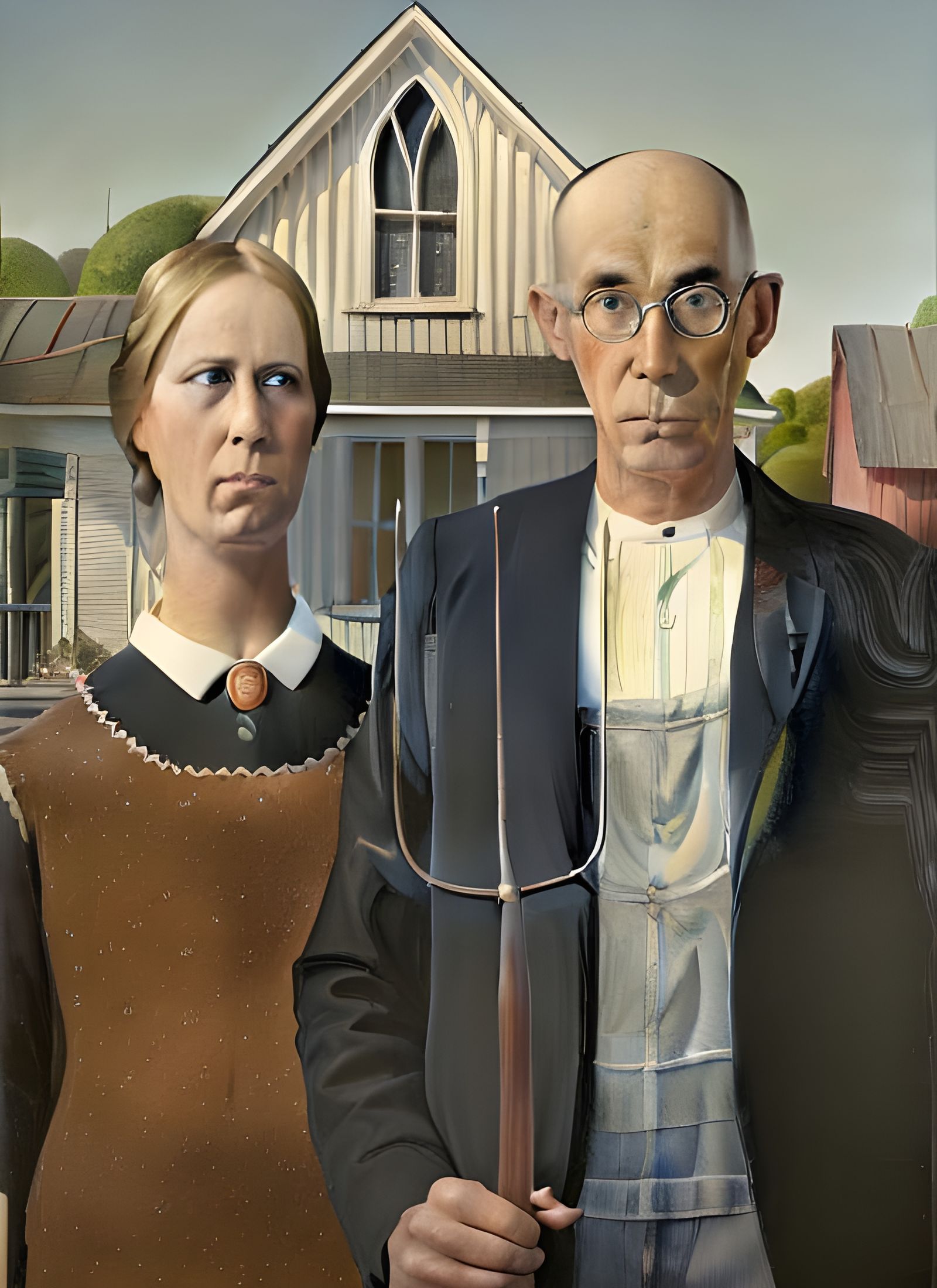 American Gothic by Grant Wood