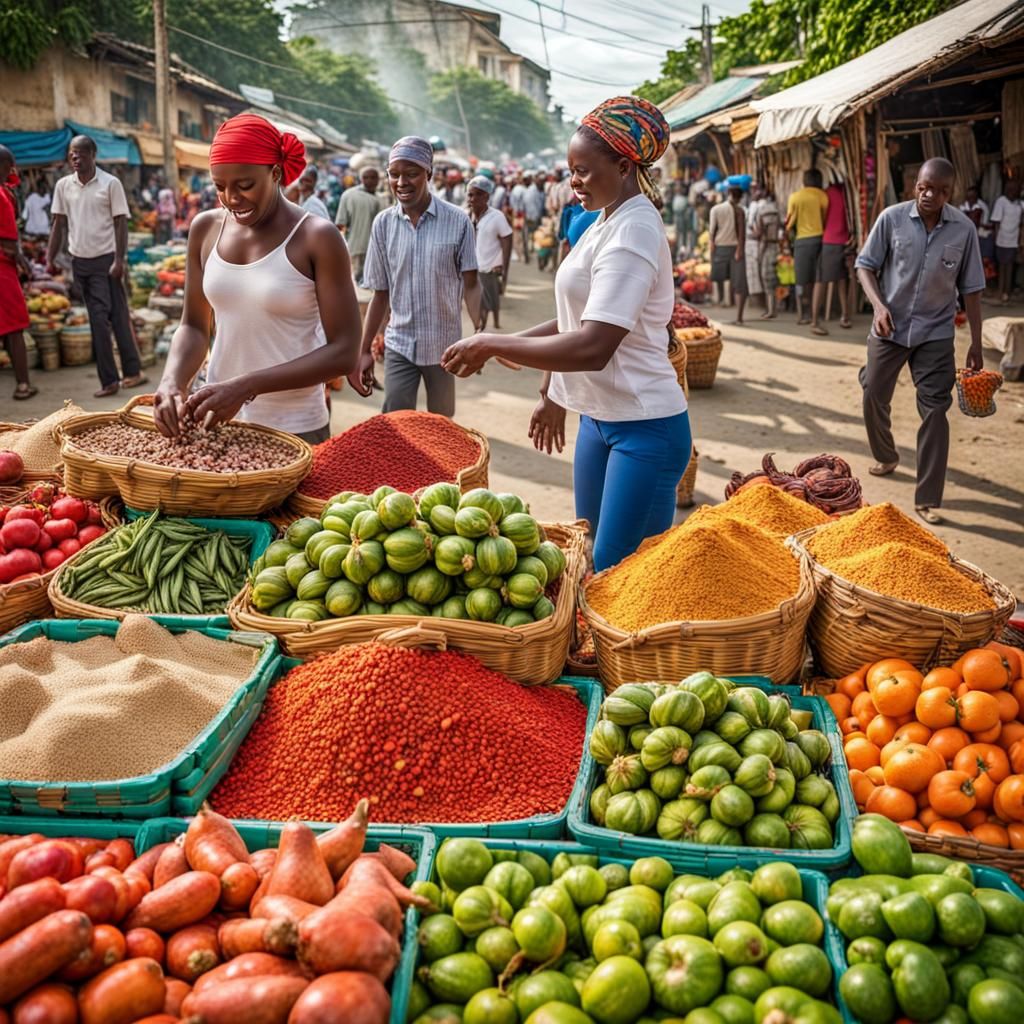Haiti Marketplace: Tradition Meets Technology in Digital Art
