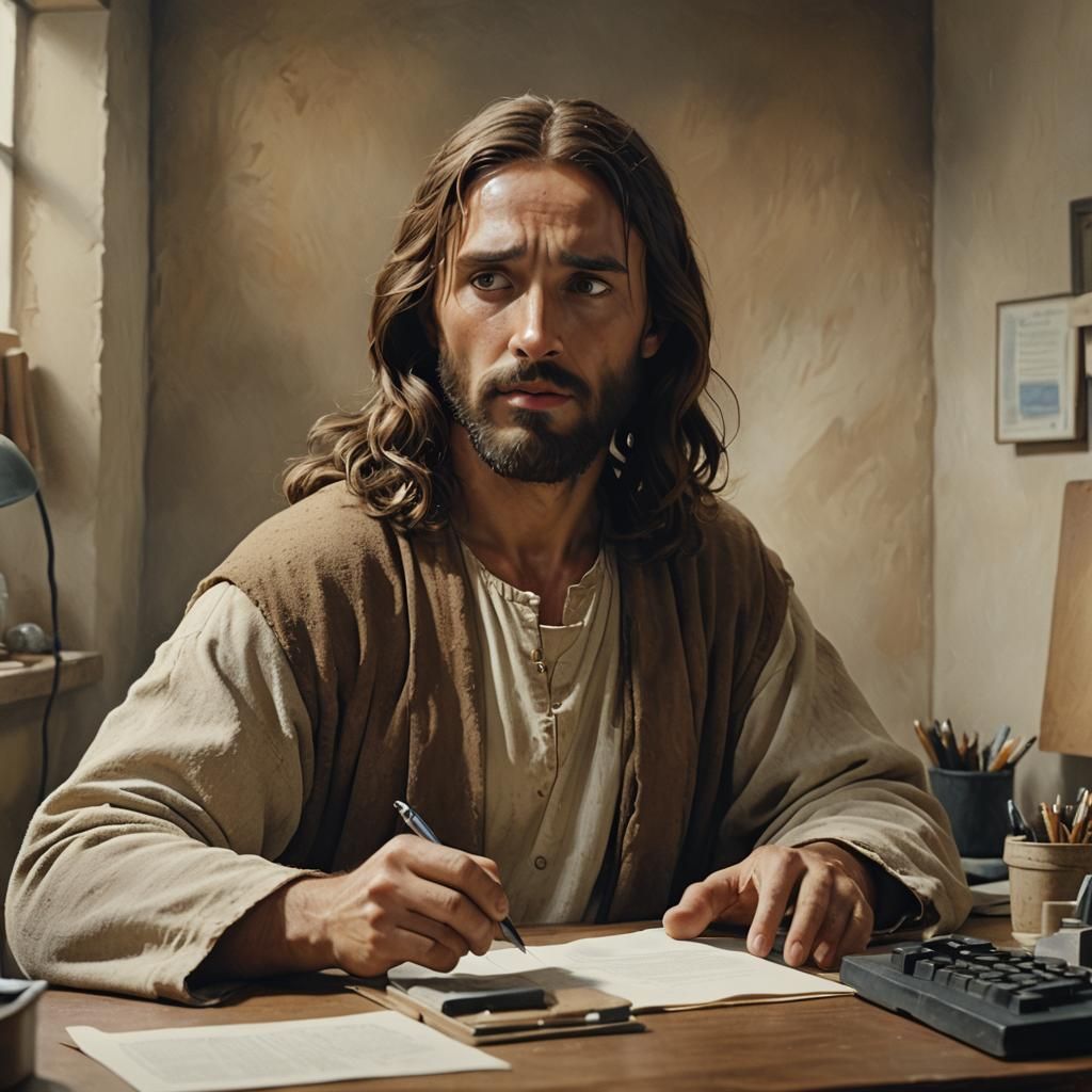 Jesus Christ Working a 9-to-5 Job