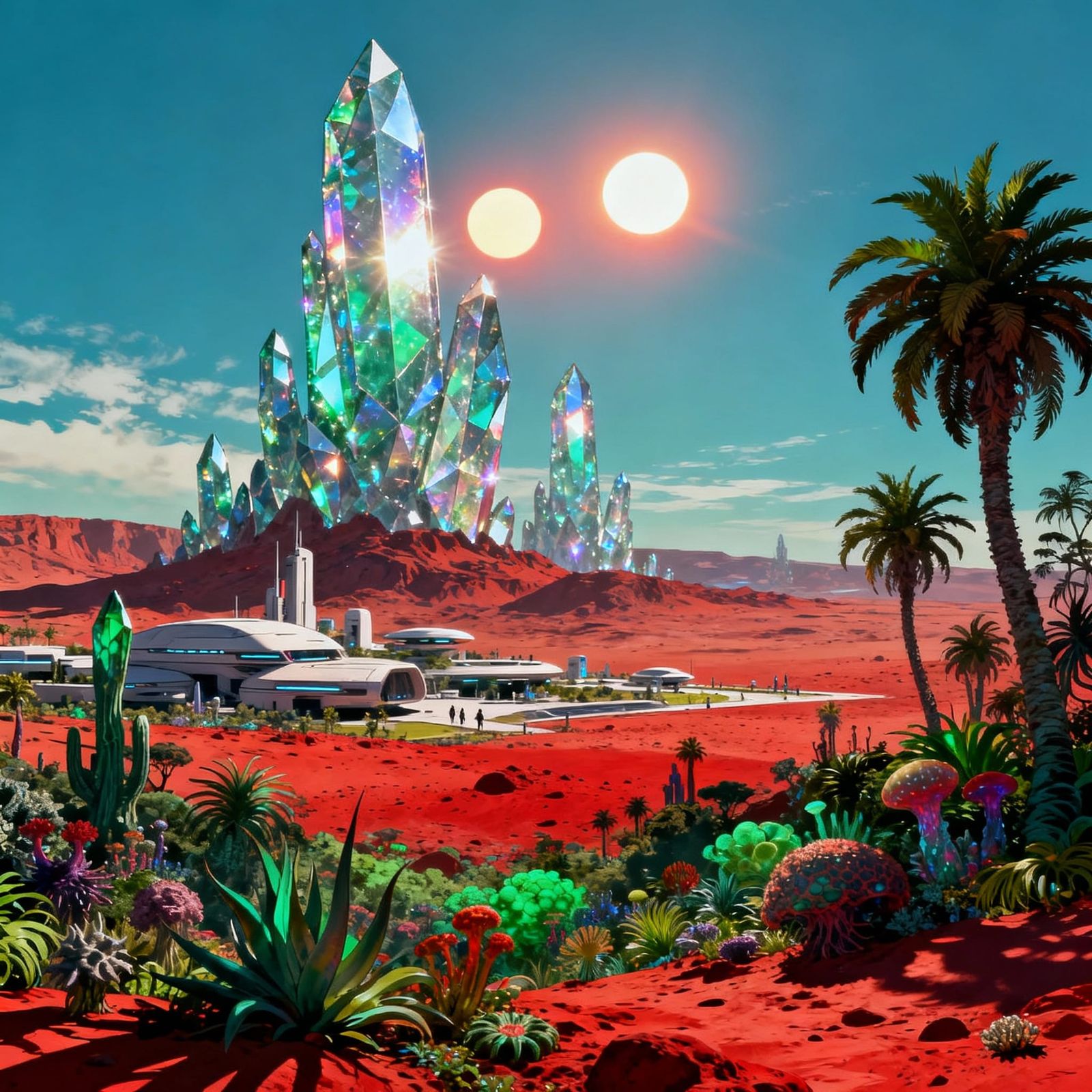 Terraformed Mars: A Hopeful Future Vista