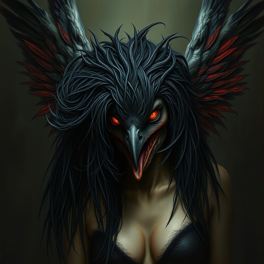 Surreal Horrorcore Harpy Unveils Dark, Twisted Beauty