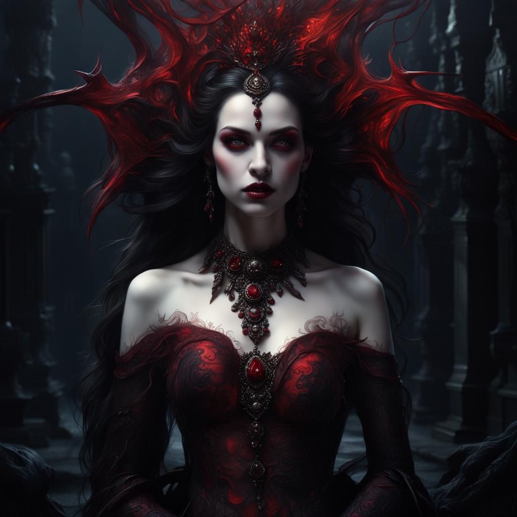 Coven of Vampires in Ethereal Dark Fantasy
