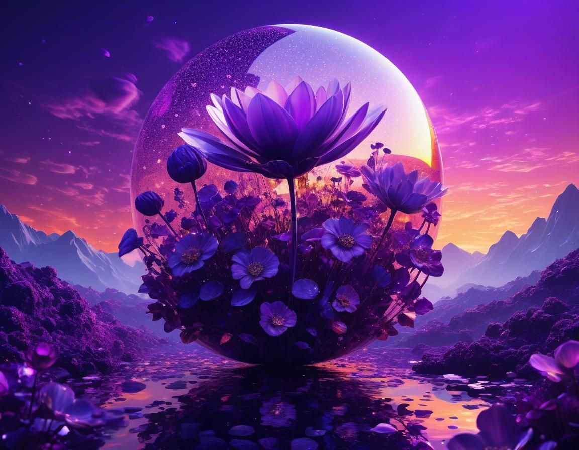 Ethereal Abstract Floral in Ultra HD