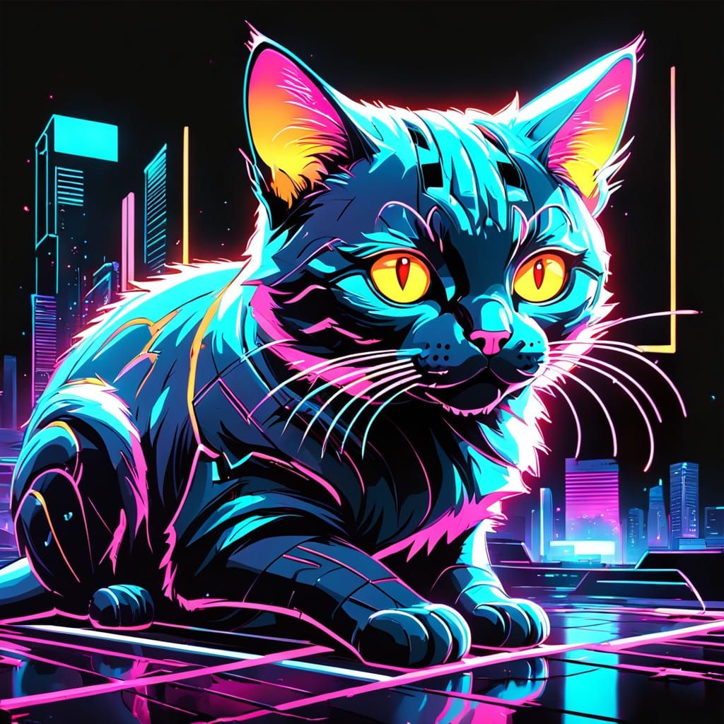 Cyberpunk Neon Dreamscape