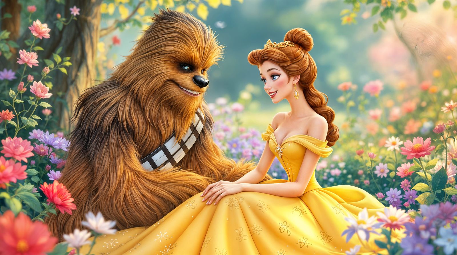 Enchanted Princess and Wookiee Moment