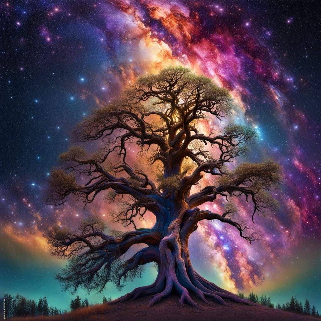 Celestial Tree Nesting the Milky Way Galaxy