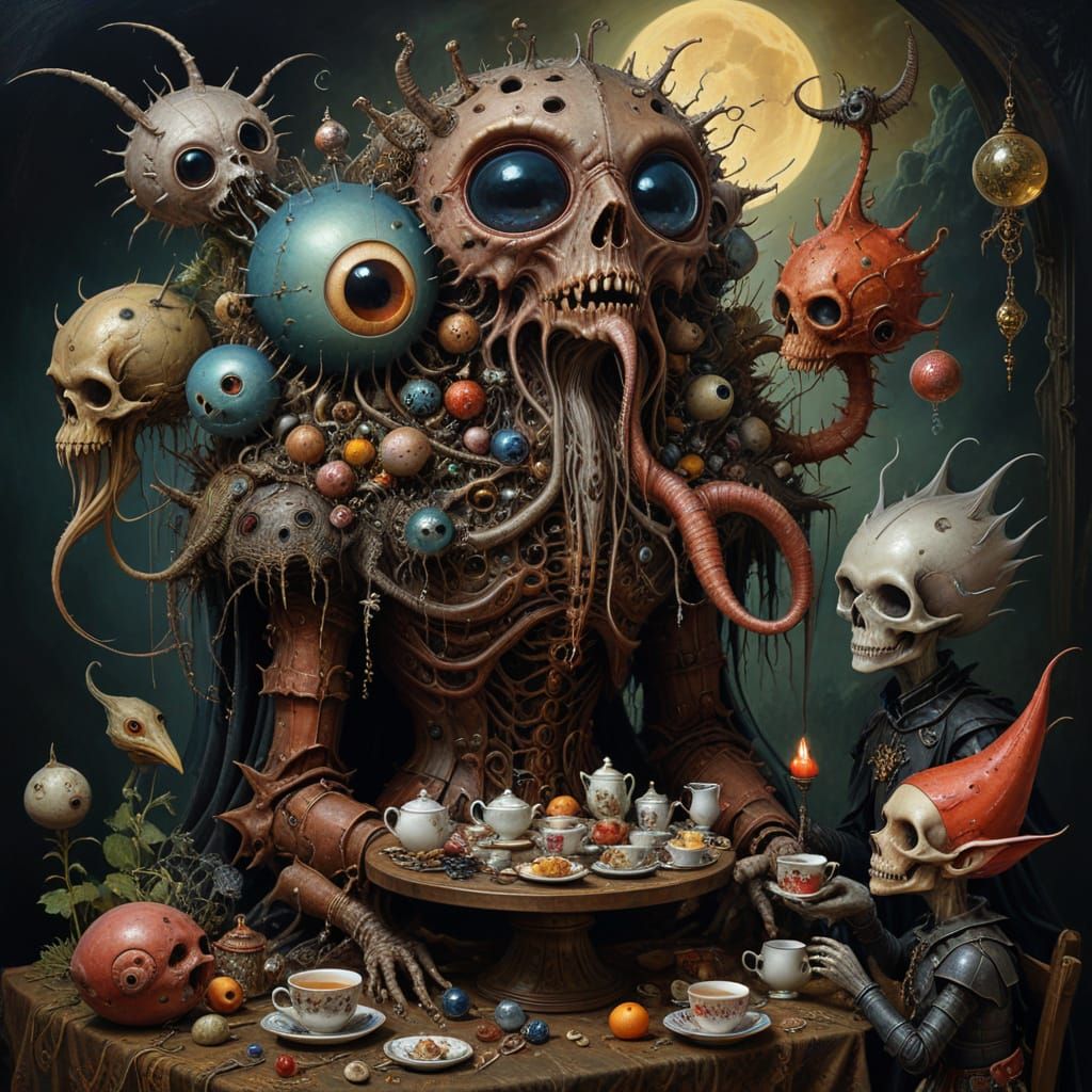 Otto Rapp's Alternate Reality: Dwarves and Scarecrows Tea Pa...