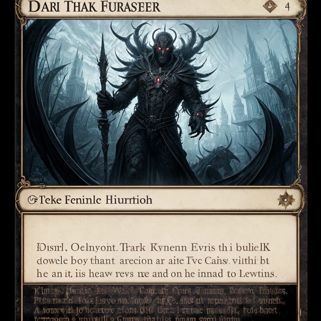 Dark Elf Spider Fusion Horror in Gustave Dorรฉ Style