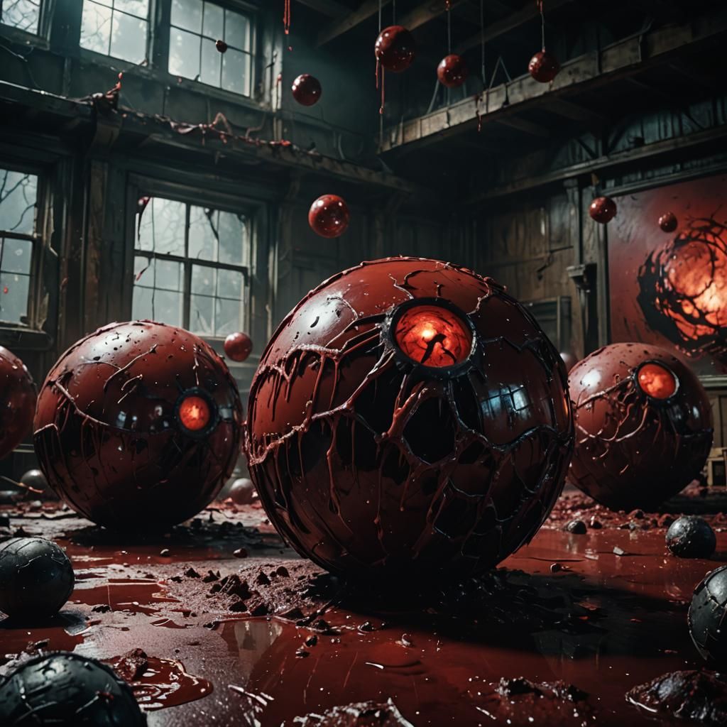 Horror Sphere Encapsulating End of World