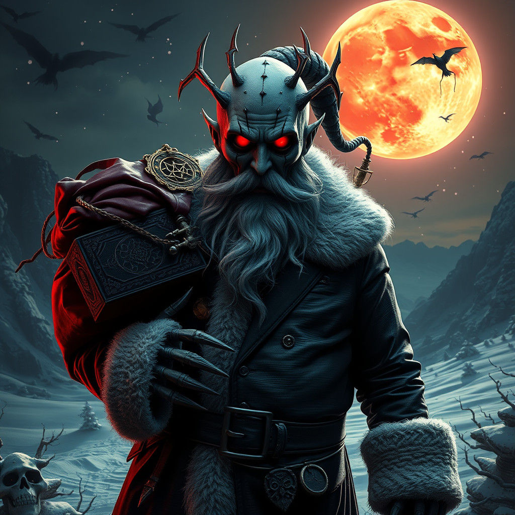 A highly detailed, hyperrealistic 3D render of Pinhead as Sa...