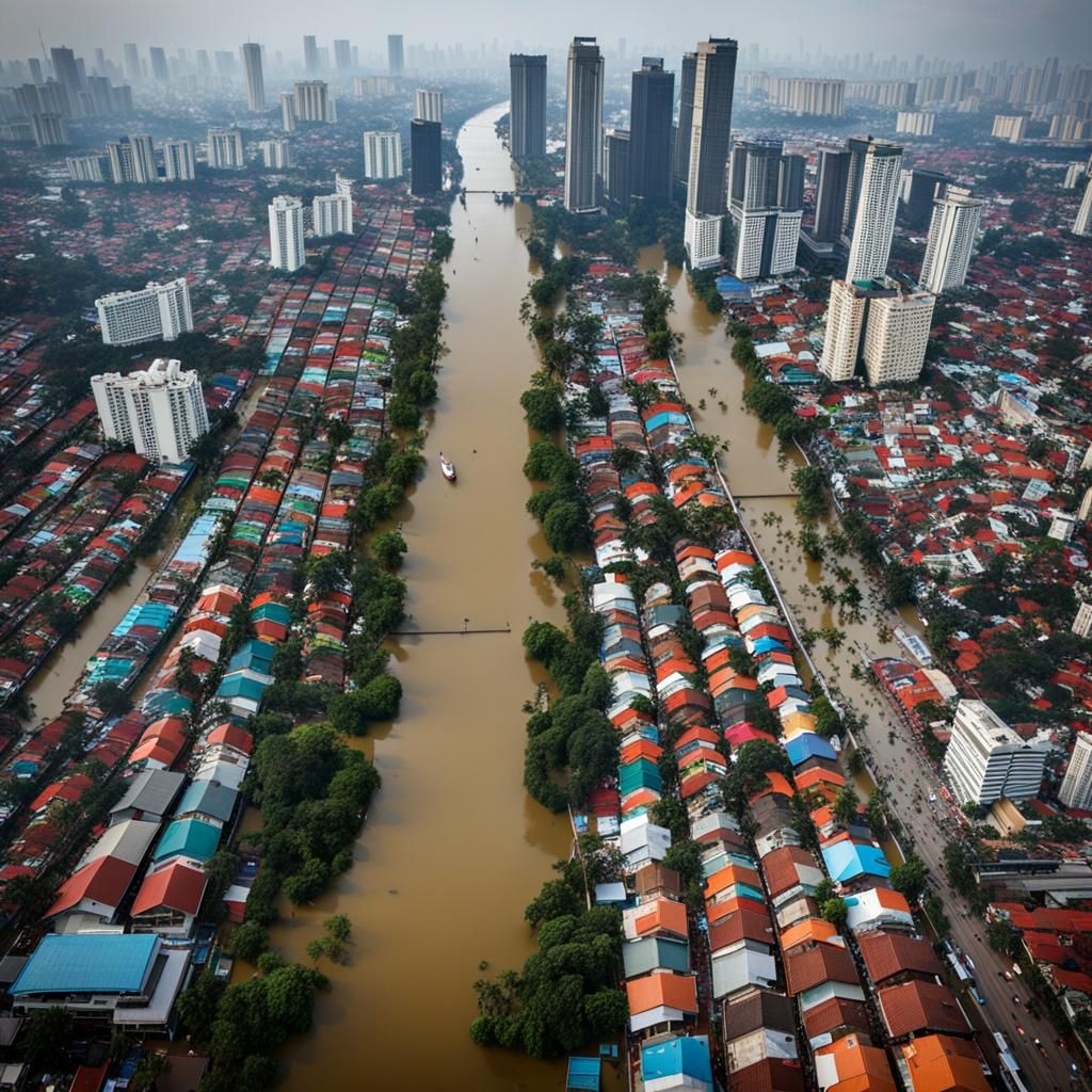 Jakarta Underwater: A Climate Change Catastrophe