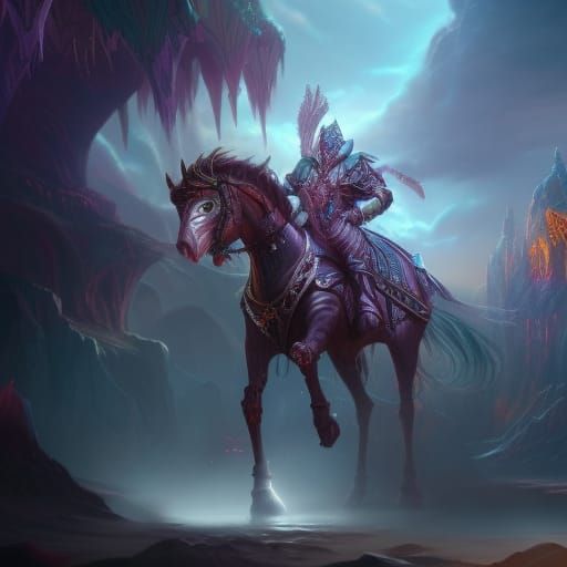 Crystal Knight: Detailed Fantasy Concept Art