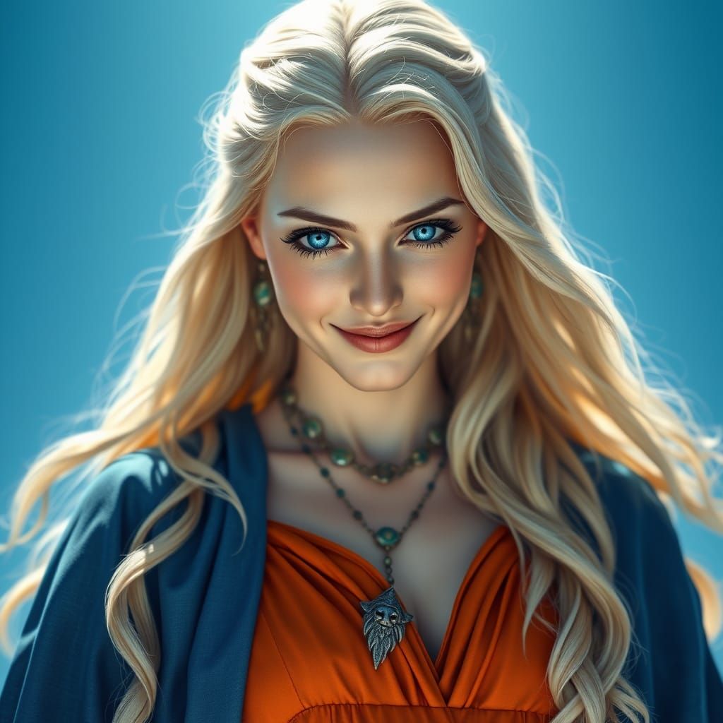 Beautifull blonde woman 2