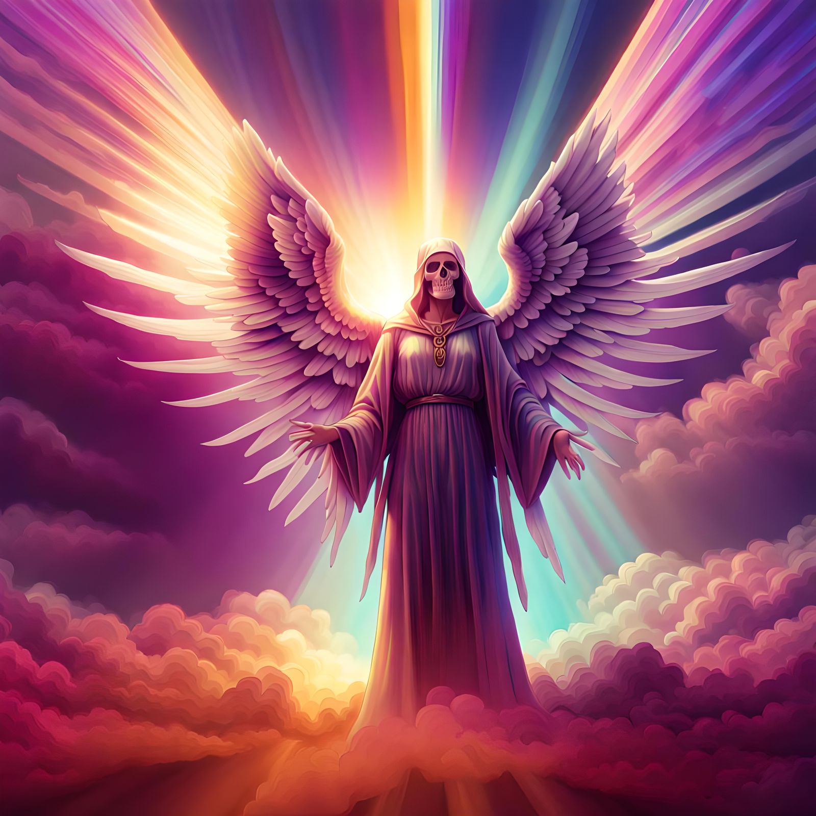 Angel of Death in Digital Illustration