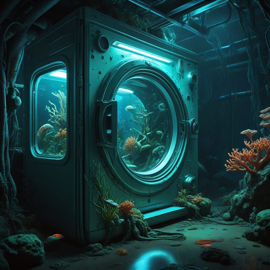 Underwater Jazz Club in a Washing Machine