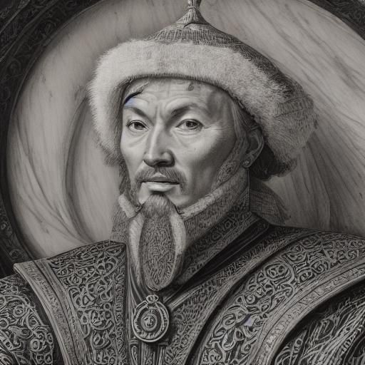 Hyperrealistic Portrait of Machiavelli Smiling Mockingly