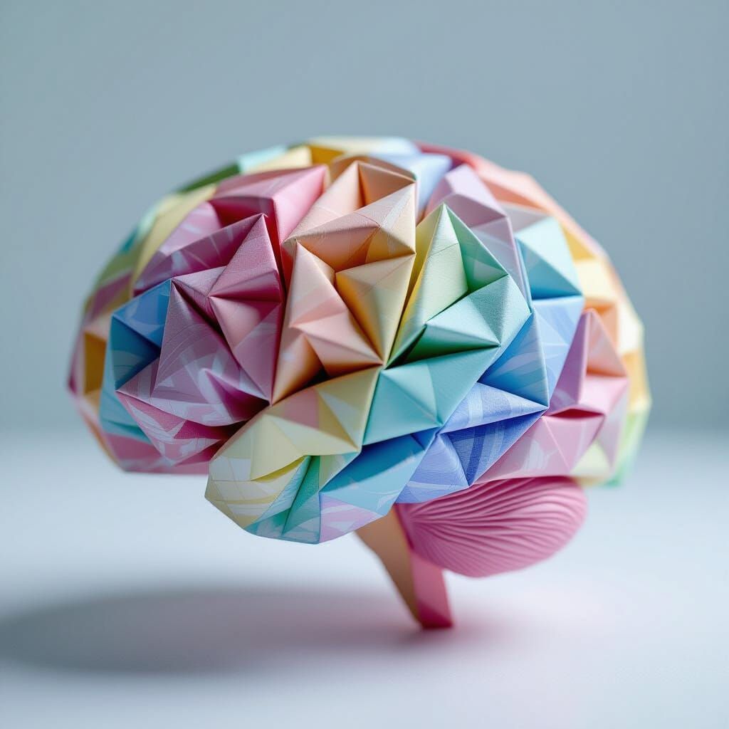 Origami Brain: Awe-Inspiring Papercraft in Stunning Detail