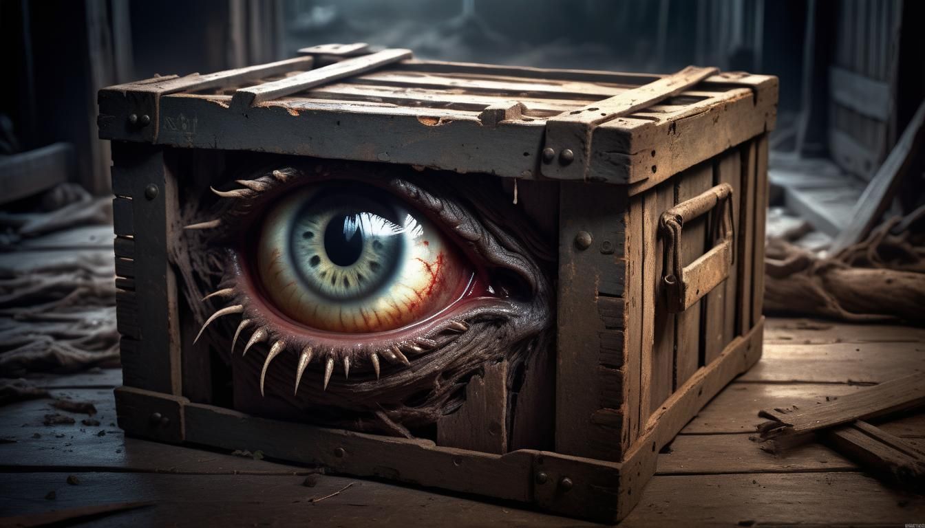 Creepy Crate: A Creature's Eye in Digital Art