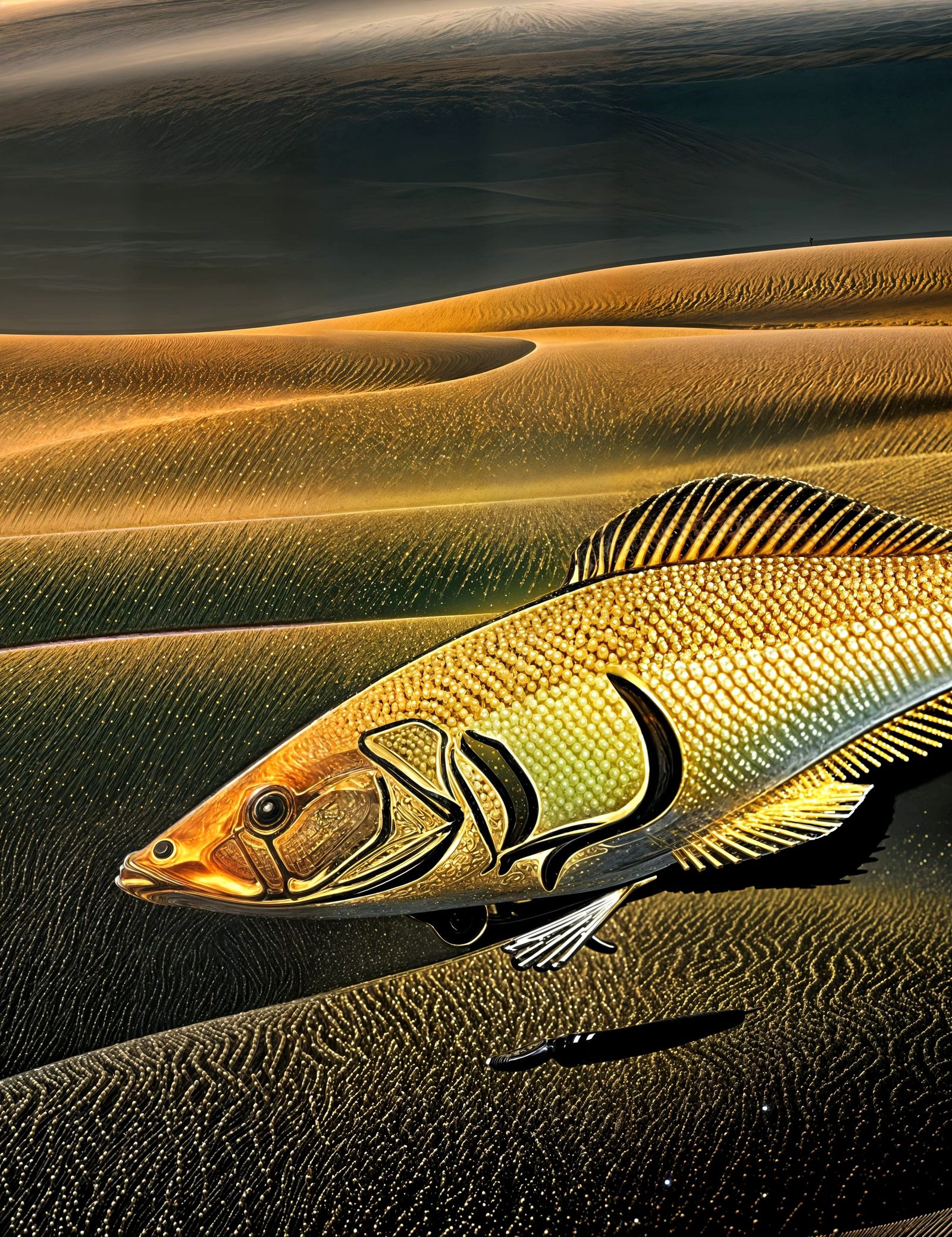 Early Airfish: (Note the vestigial foot...)