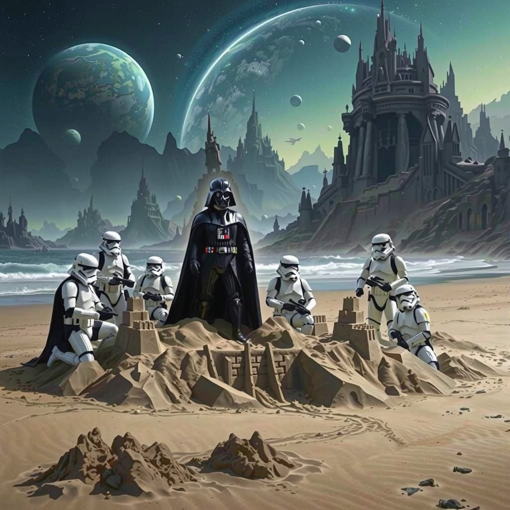 Galactic Sandcastle Builders in Cosmic Dawn