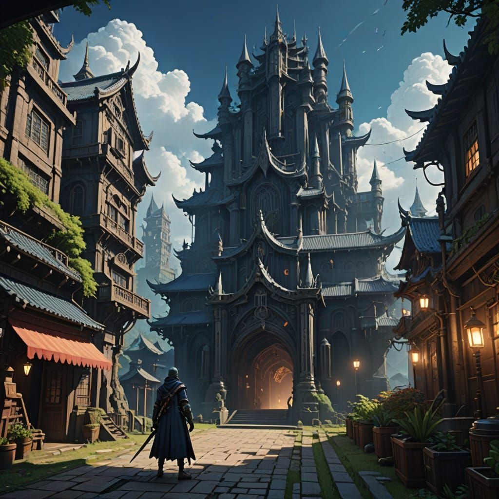 Epic Anime Warrior with Mita Lobo and Human Allies in Vibran...