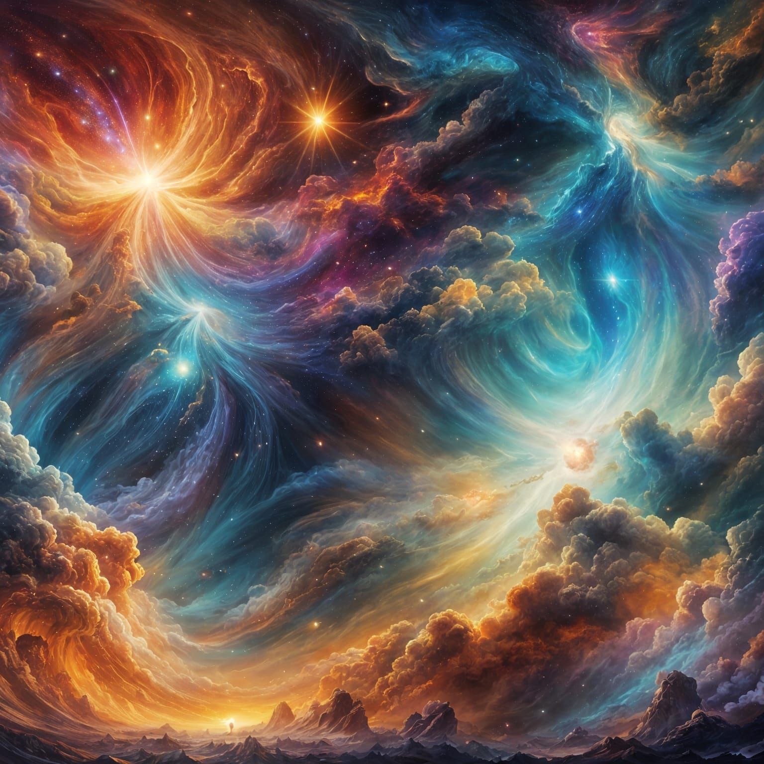 Cosmic Creation: A God's Love Realized