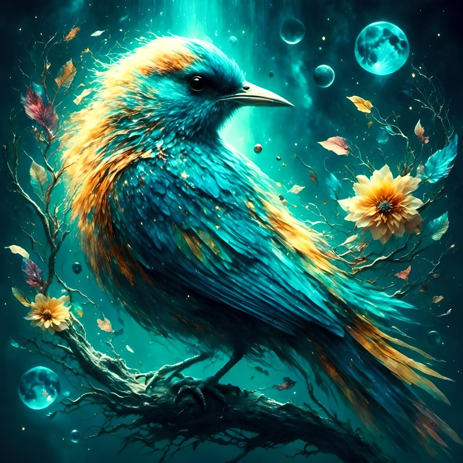 Bonblue in the Moonlight