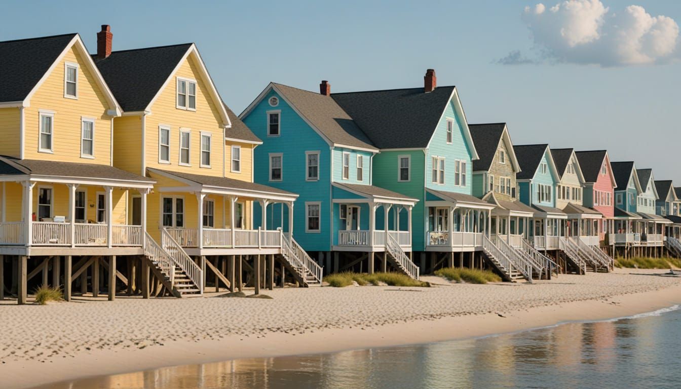 Quaint Beach Town in Dewey Beach Delaware