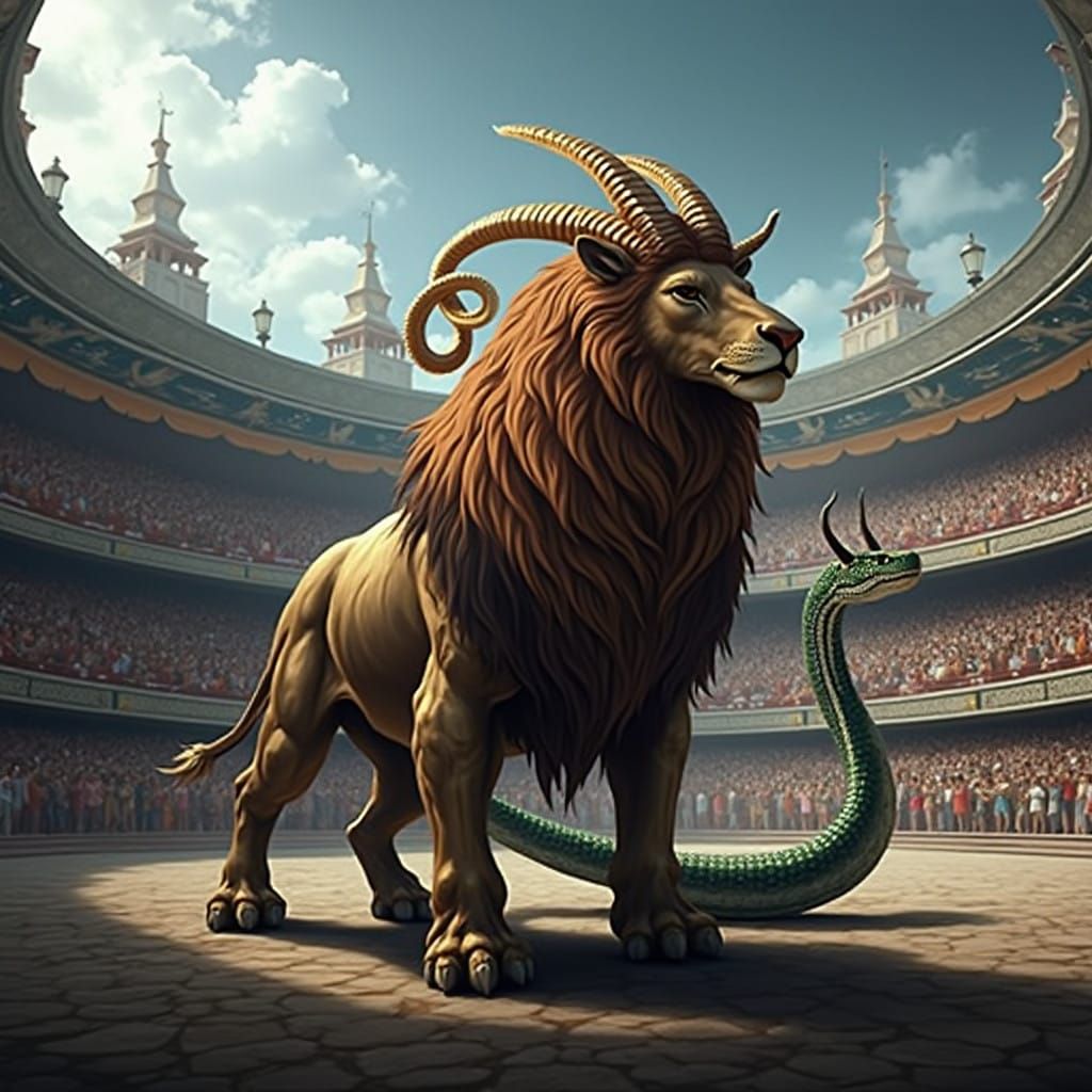 Surreal Chimera Figure Embodies the Beauty of the Unknown