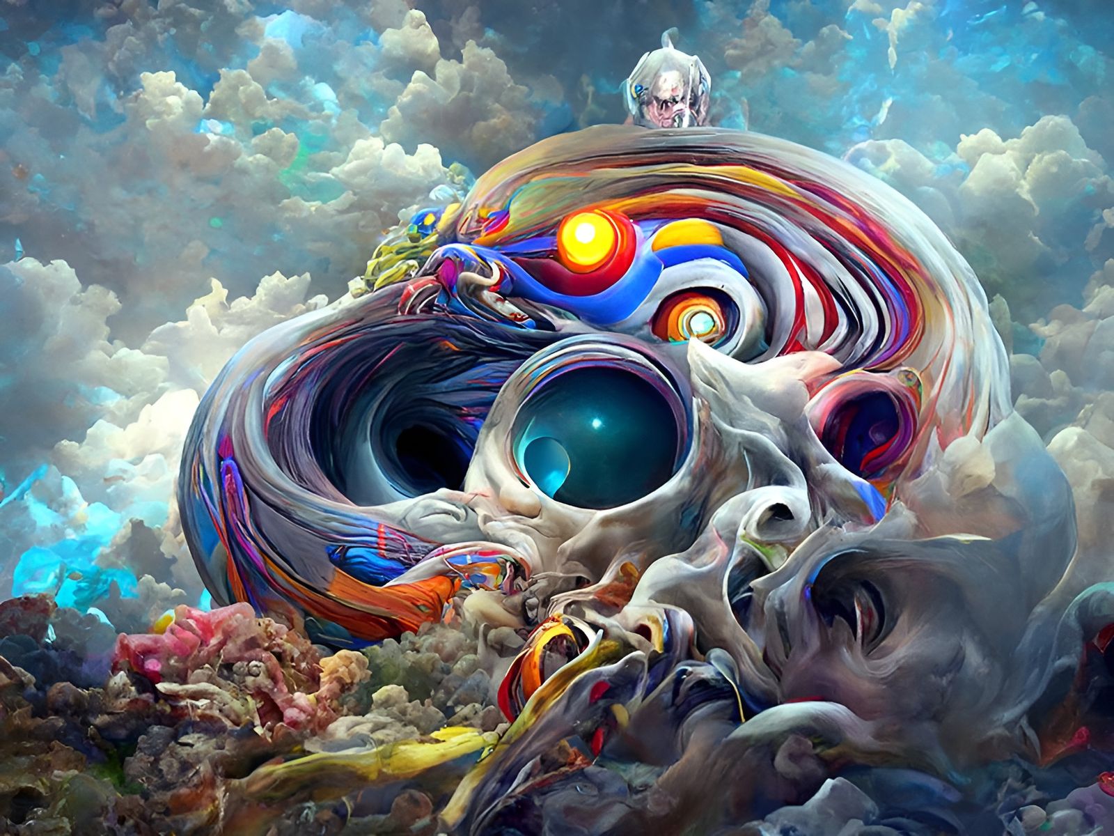 Ego Death: Cosmic Astral Concept Art