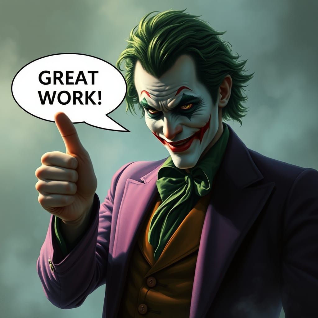 Ethereal Joker in Fantasy Whimsy