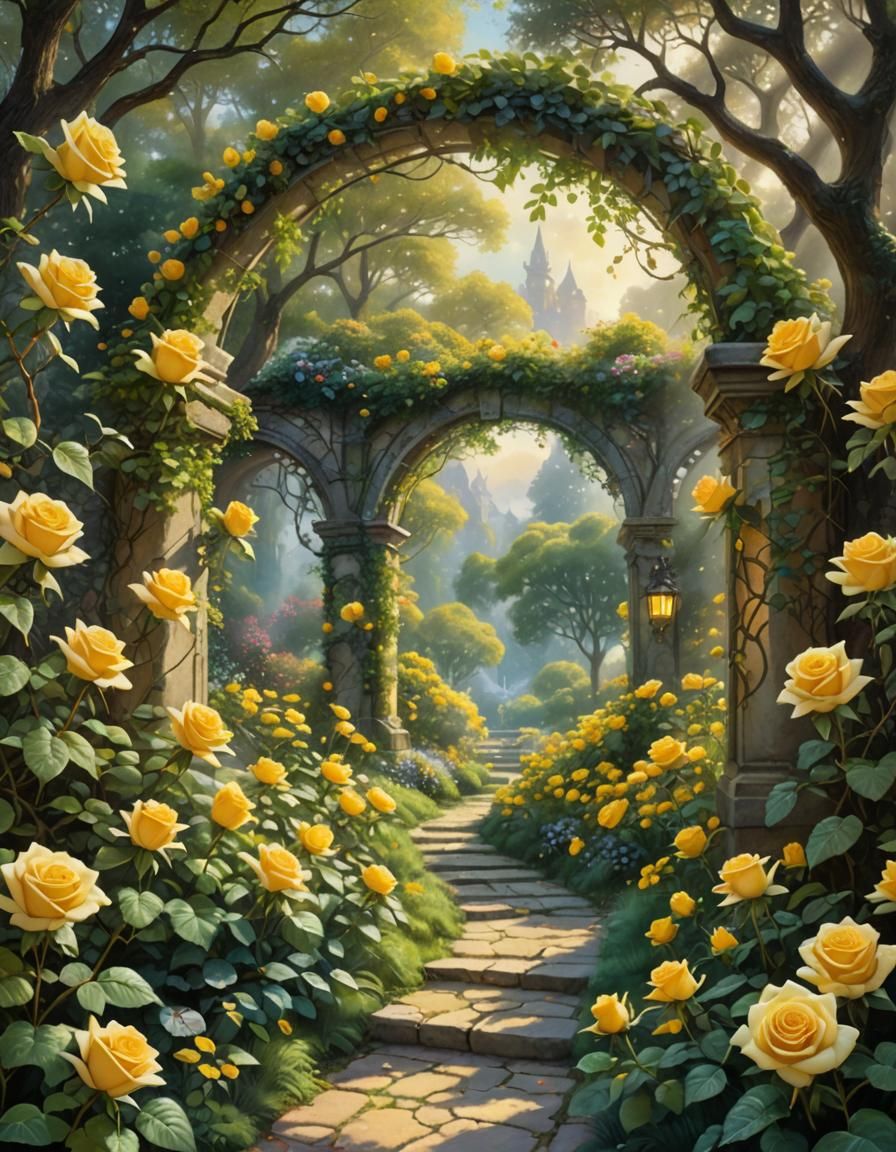 Gilded Pathways: Where Dreams Unfold